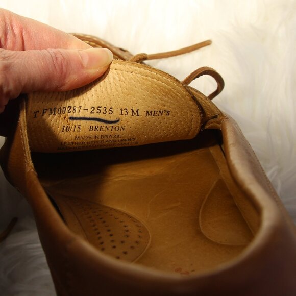 Tommy Bahama Brenton Leather Boat Shoes 00287-2535 Men's Size 13 M - Picture 13 of 13